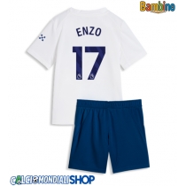 Maglie da calcio Manchester City Enzo Fernandez #17 Terza Maglia Bambino 2026-27 Manica Corta + Pantaloni corti)